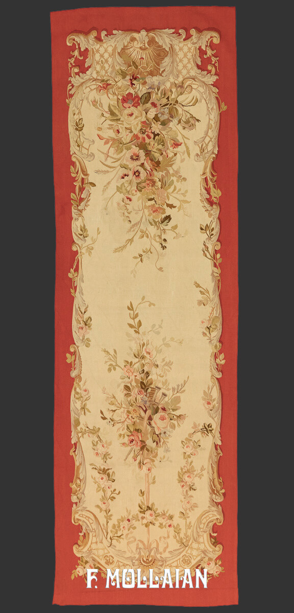Antique Tapestery Floral Aubbusson n°:262450