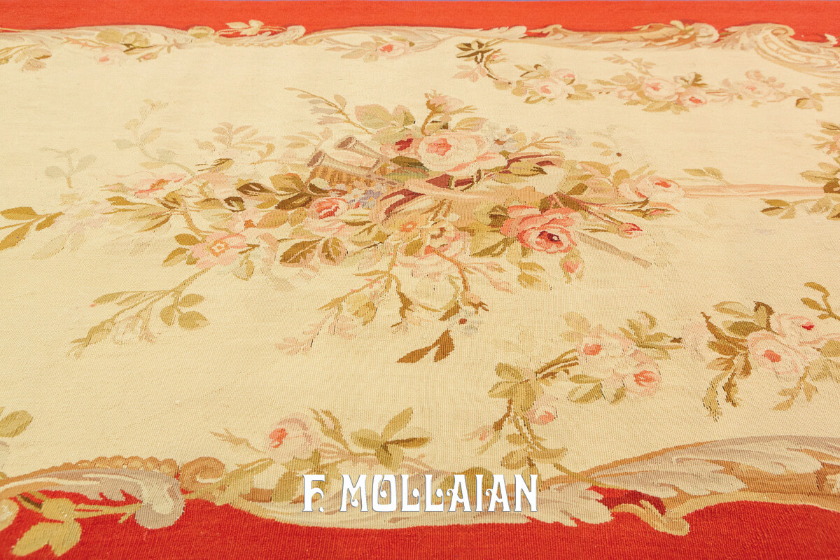Arazzo Antico Aubusson Floreale n°:262450