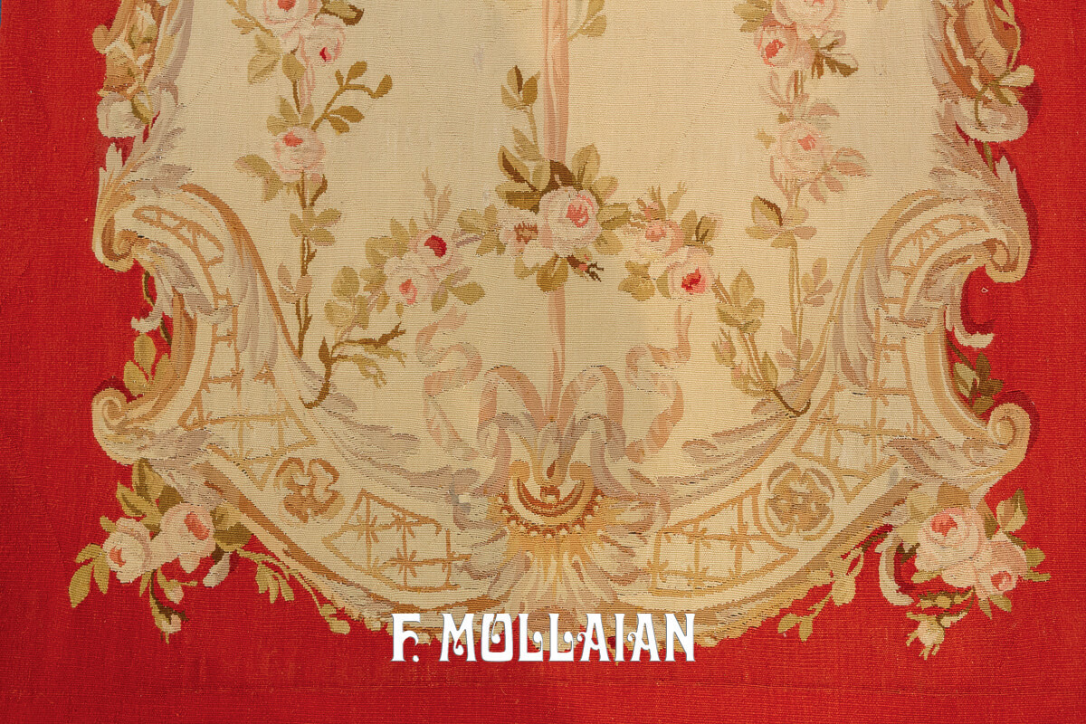 Arazzo Antico Aubusson Floreale n°:262450