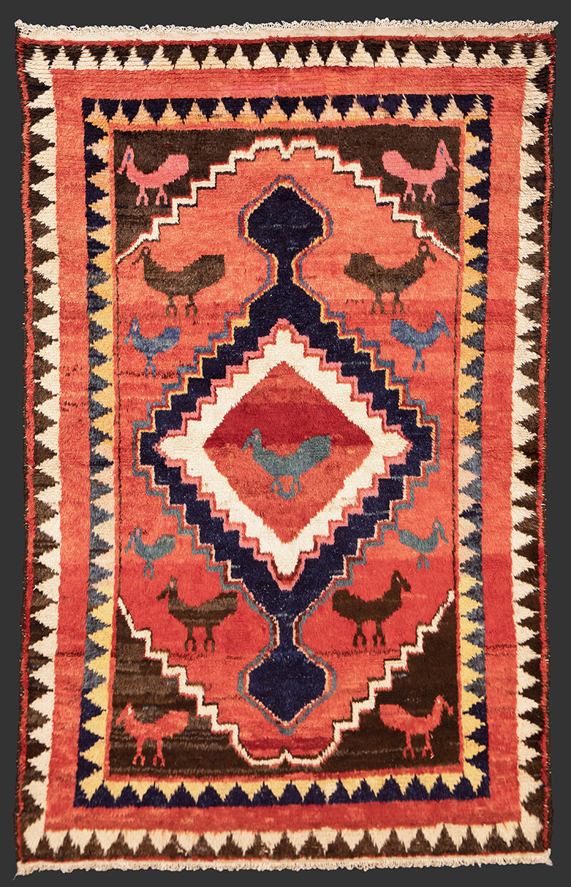 Bakhtiari Rug Ghabbeh Decorative Red Field n°:396322