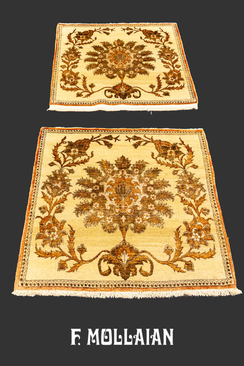 Tehran Rug Decorative Part Silk Pair n°:400751-460584