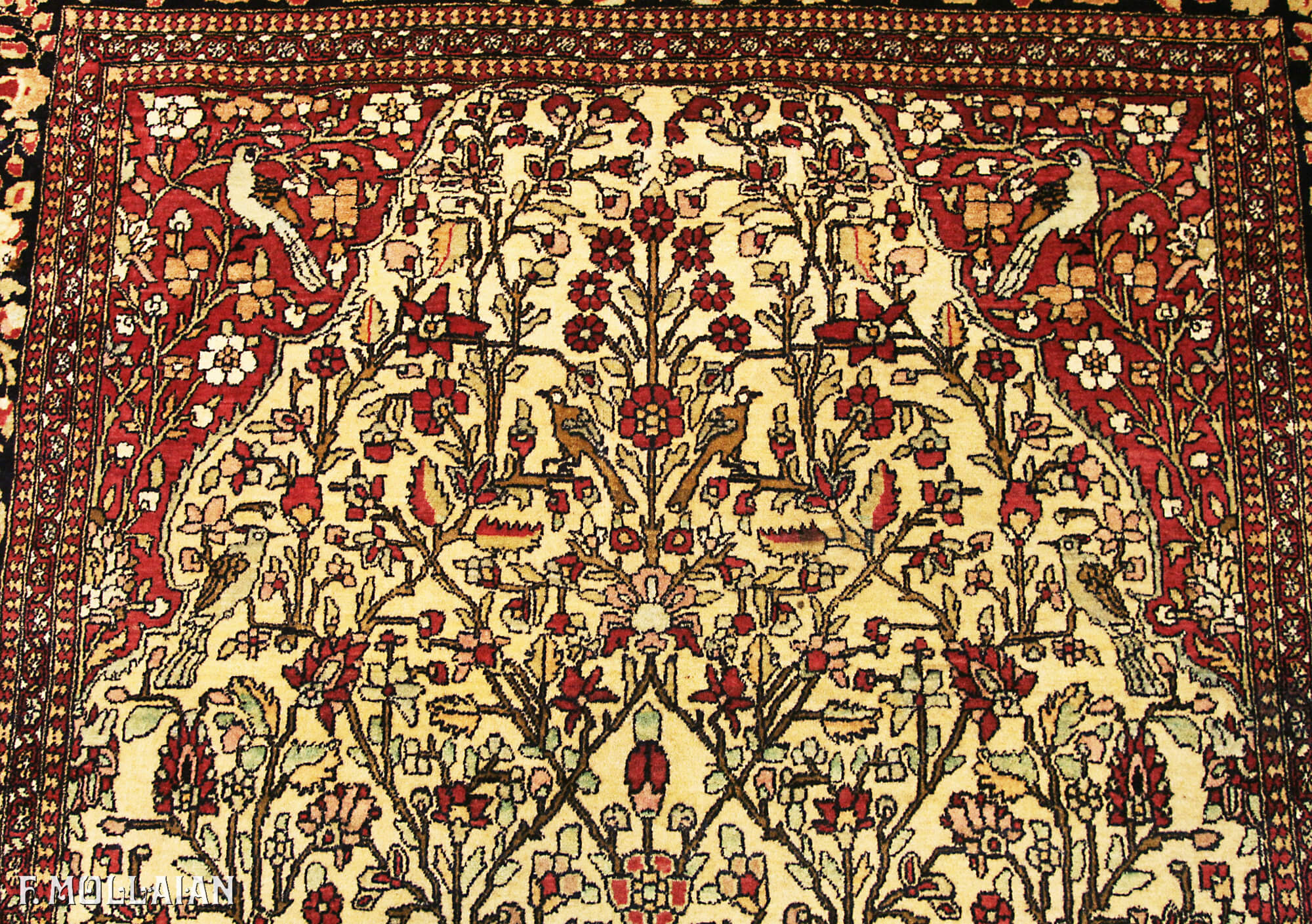 Tapis Persan Antique Isfahan n°:51483104