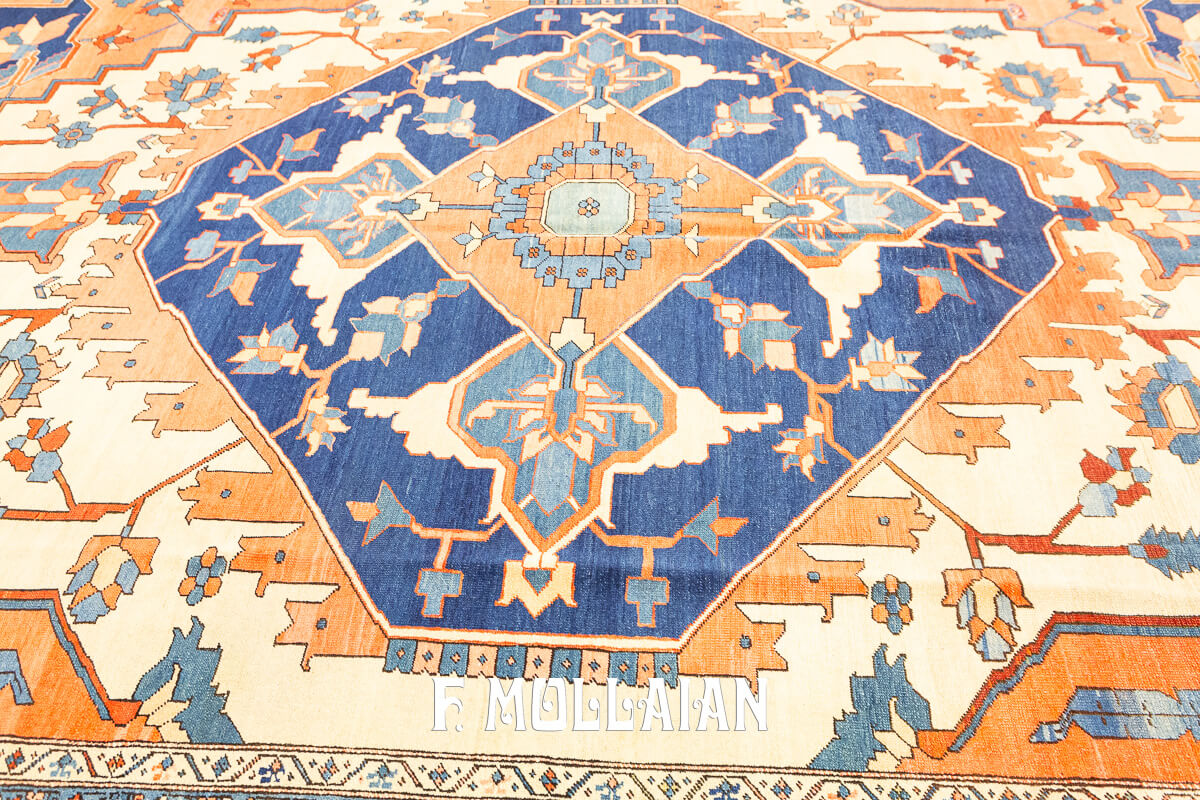 Heriz Rug Serapi Geometric Design n°:628851