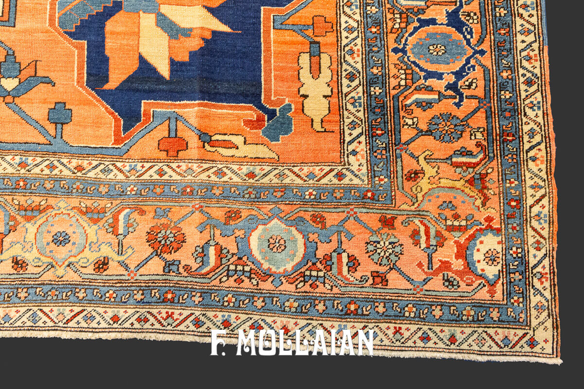 Heriz Rug Serapi Geometric Design n°:628851