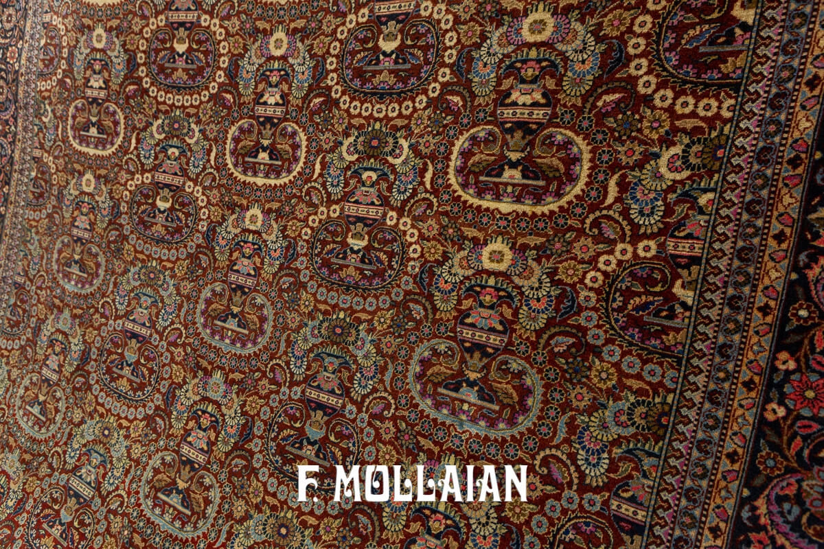 Kashan Dabir Carpet Signed n°:634311