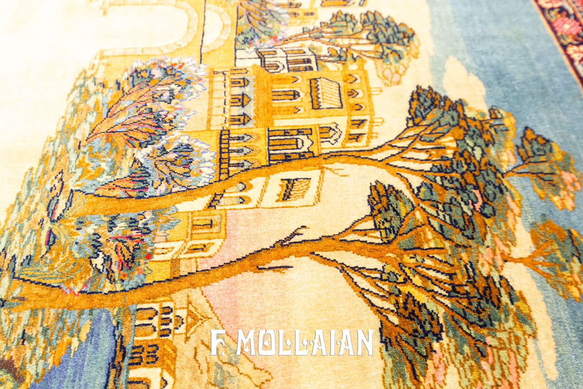Kashan Carpet Dabir Figurative Landscape n°:651793
