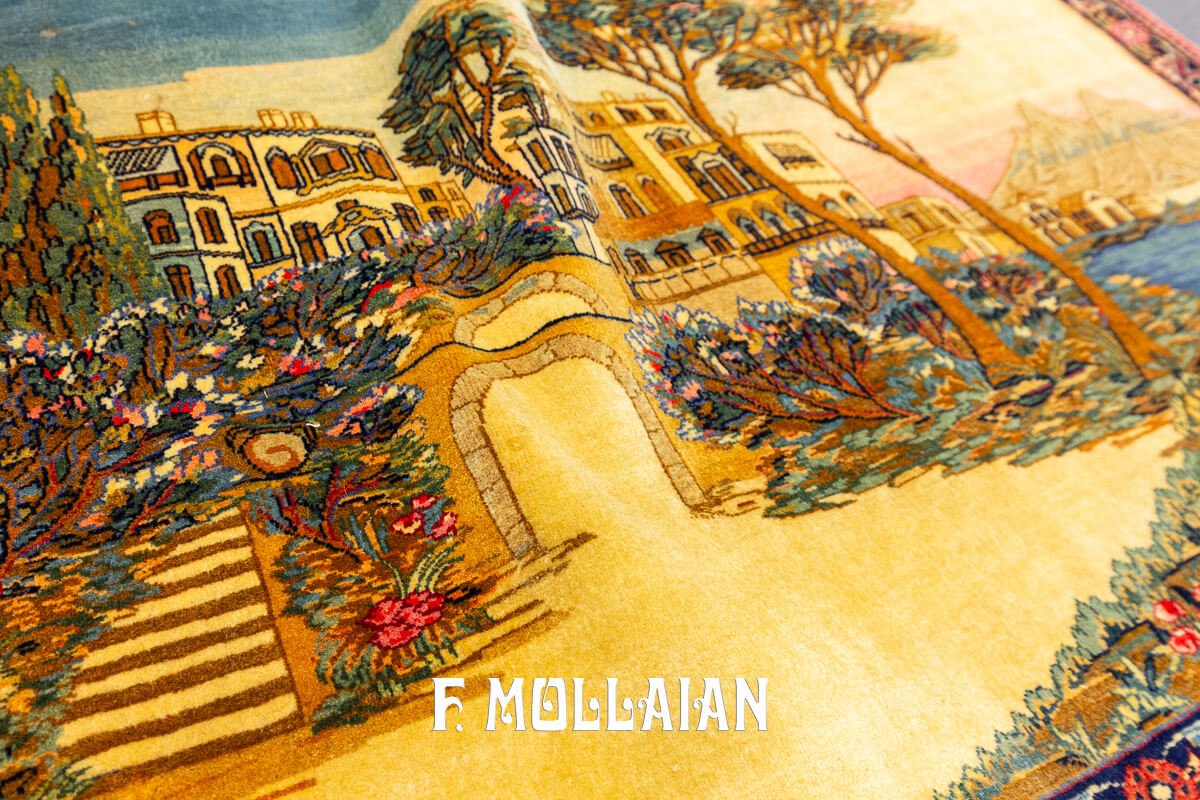 Kashan Carpet Dabir Figurative Landscape n°:651793