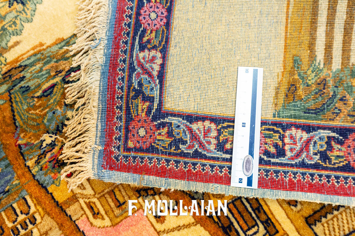 Kashan Carpet Dabir Figurative Landscape n°:651793