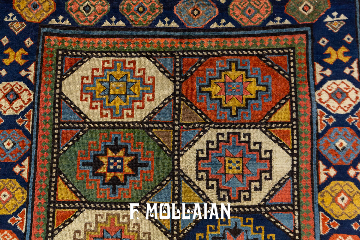 Tapis Caucasien de Couloir Multicolore Moghan n°:71193526