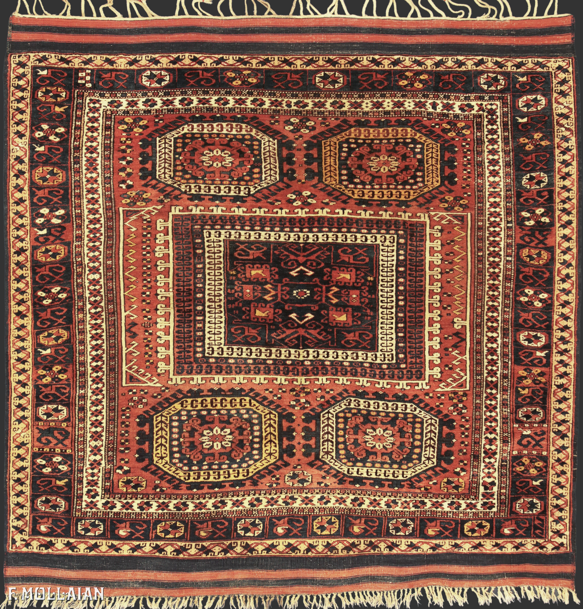 Tappeto Turco Antico Bergama n°:71575295