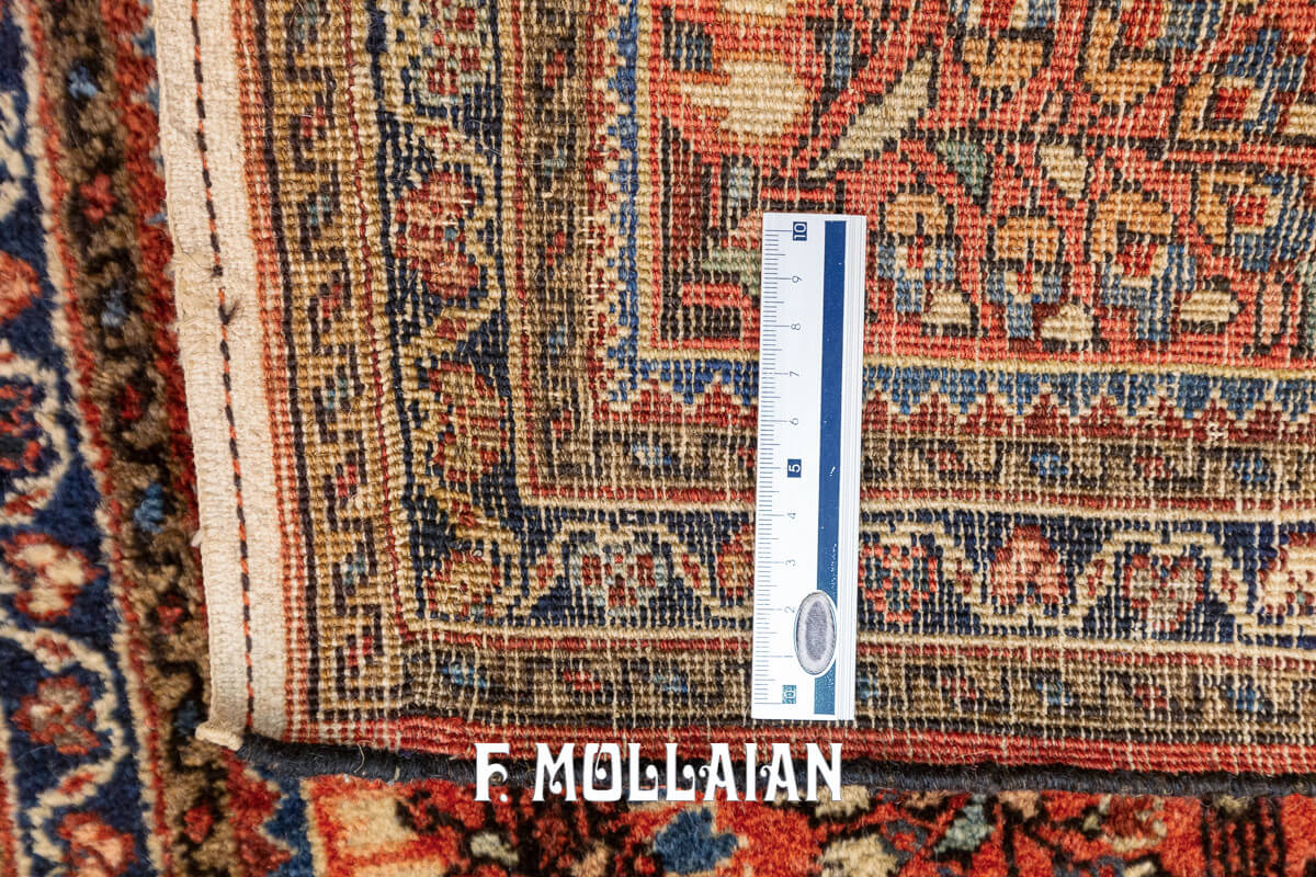 Sarouk Rug Persian Rust Color n°:738628