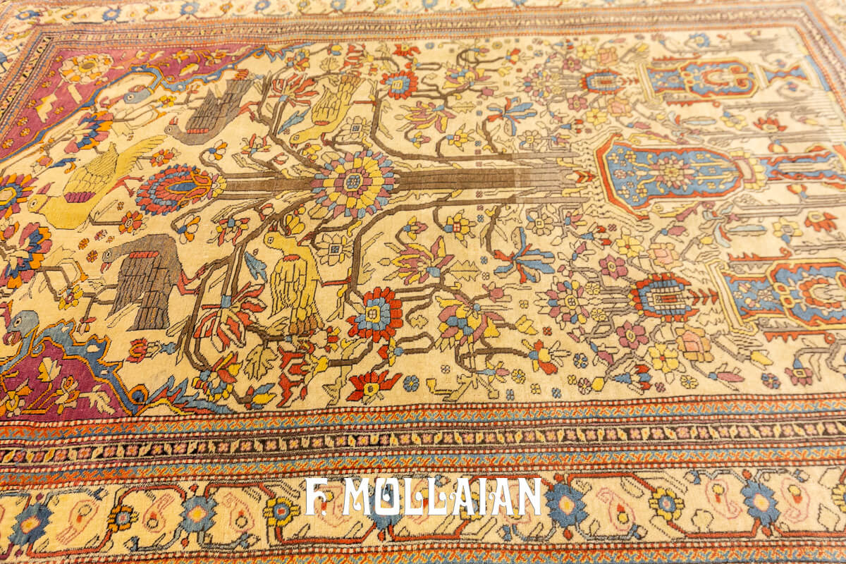 Mohtasham Kashan Rug Rare Prayer Field n°:794107