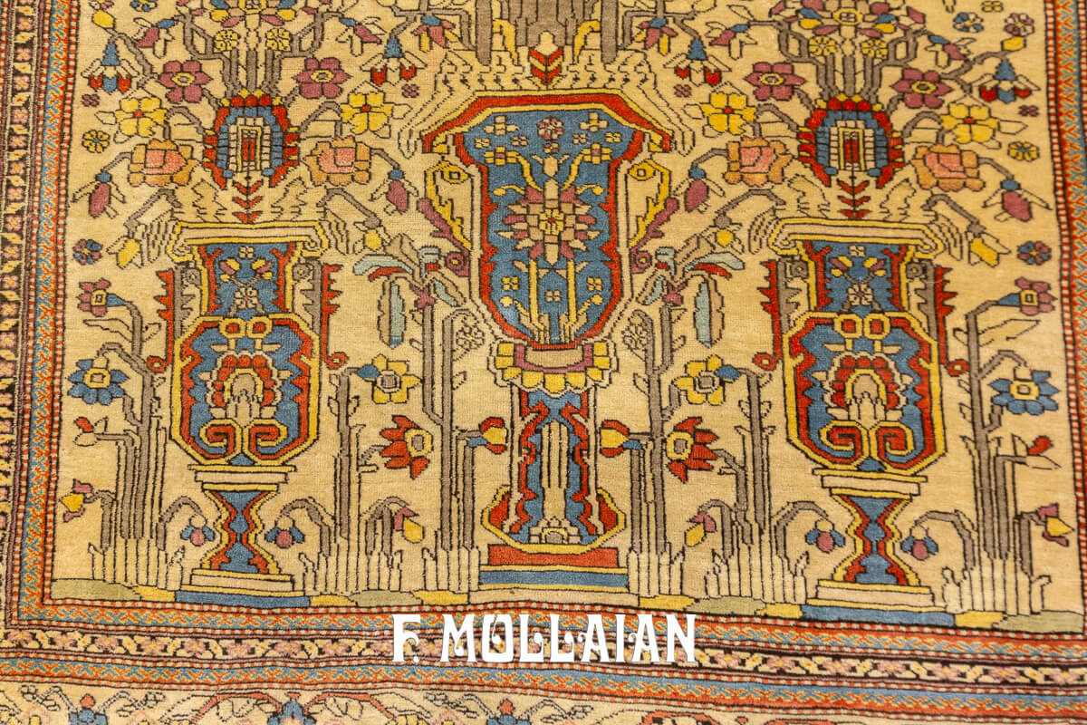 Mohtasham Kashan Rug Rare Prayer Field n°:794107