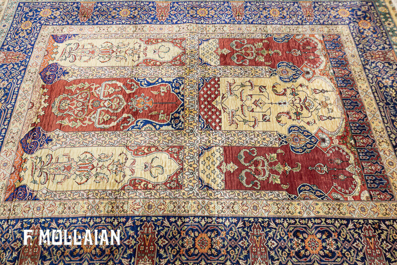 Antique Turkish Silk Hereke Rug n°:80580152