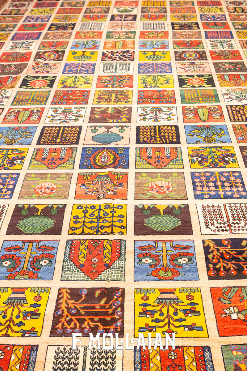 Bakhtiari Rug Very Large Garden Design n°:818996