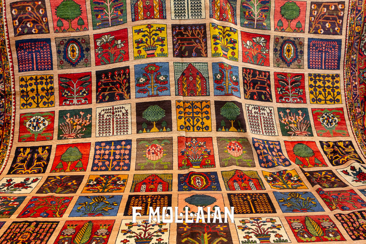 Bakhtiari Rug Very Large Garden Design n°:818996