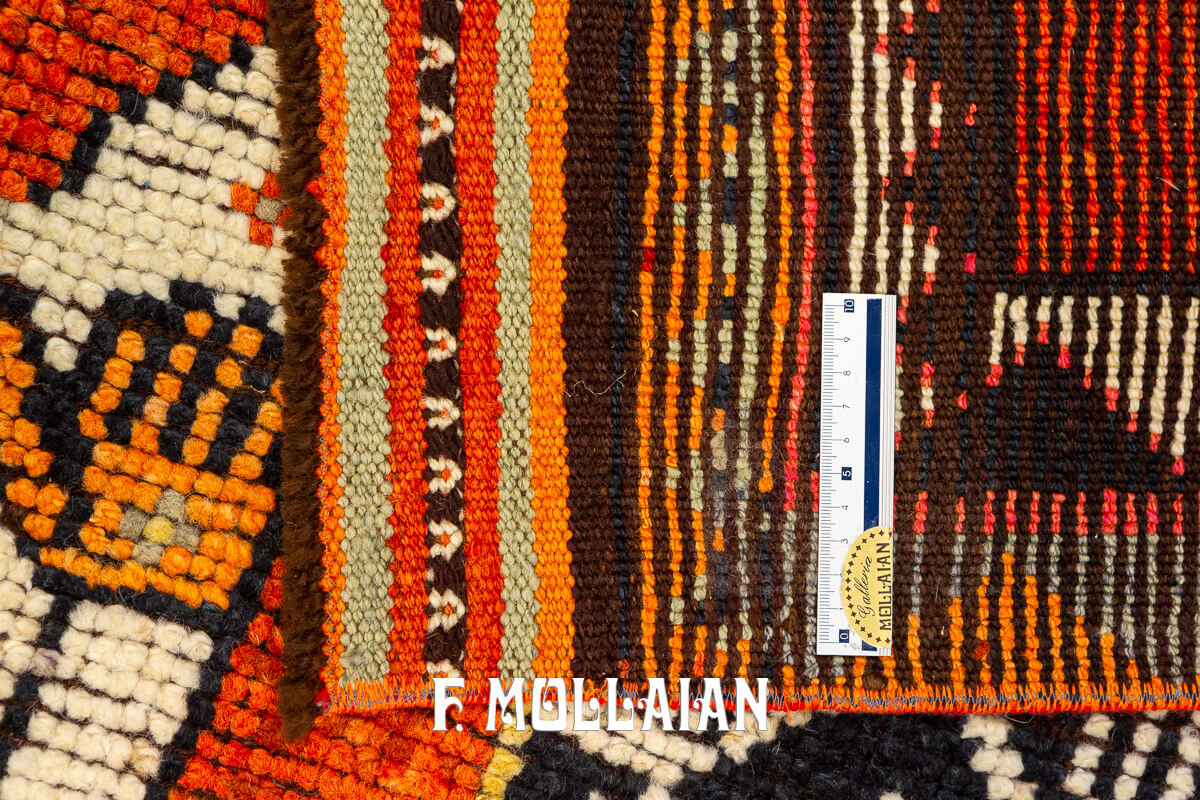 Kurdish Rug Tribal Figurative Runner n°:823578