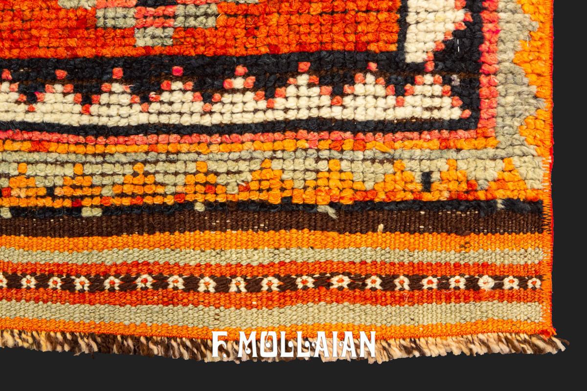 Kurdish Rug Tribal Figurative Runner n°:823578