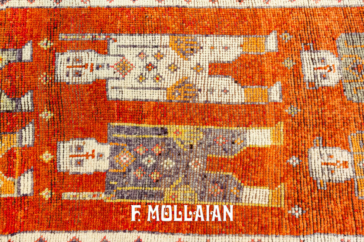 Kurdish Rug Tribal Figurative Runner n°:823578