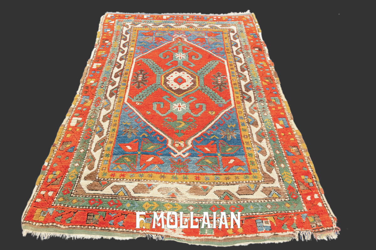 Turkish Rug Multicolor Nomadic Design n°:871223