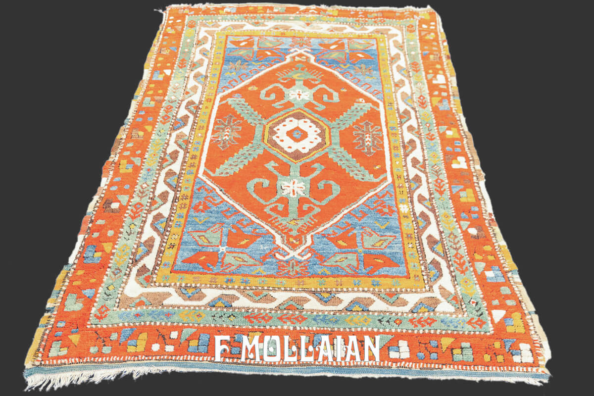 Turkish Rug Multicolor Nomadic Design n°:871223