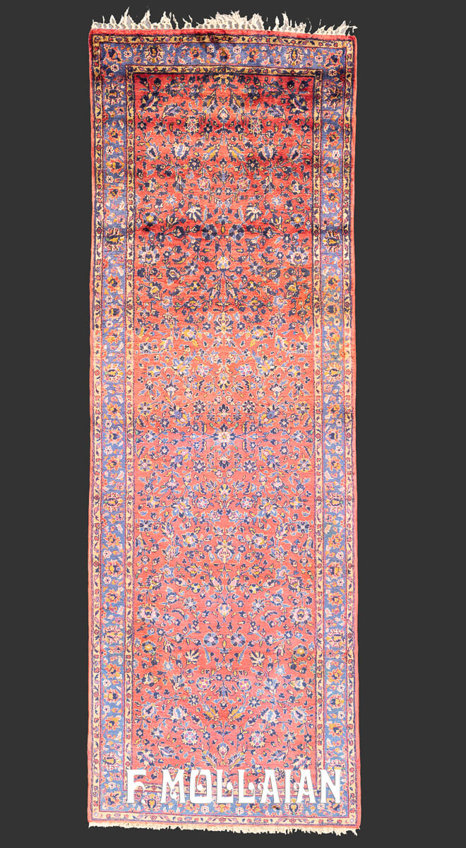 Antique Silk Rug Persian Kashan n°:909433