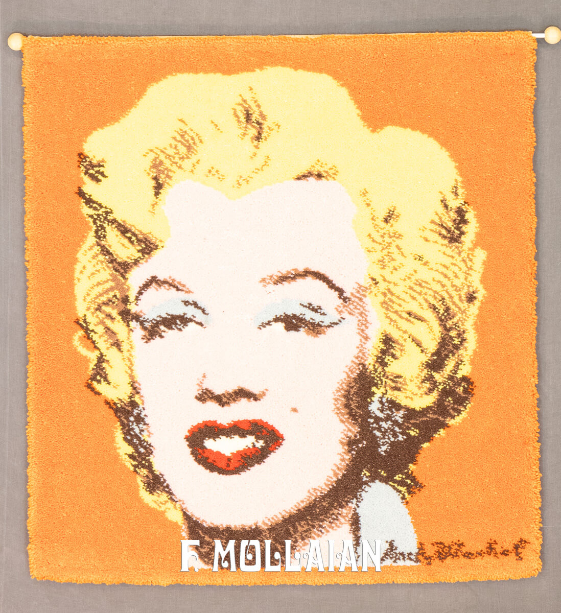 European Rug Andy Warhol Figurative Marilyn Monroe n°:927803
