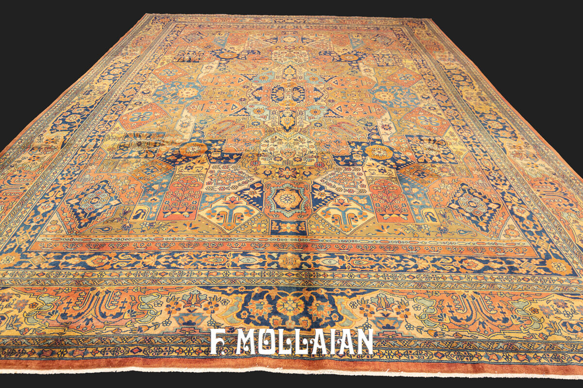Indian Rug IndoSarouk With Special Medallion n°:93591489