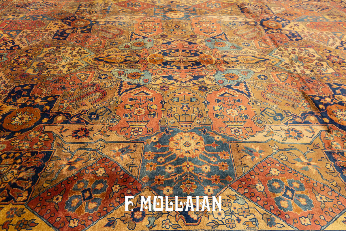 Indian Rug IndoSarouk With Special Medallion n°:93591489