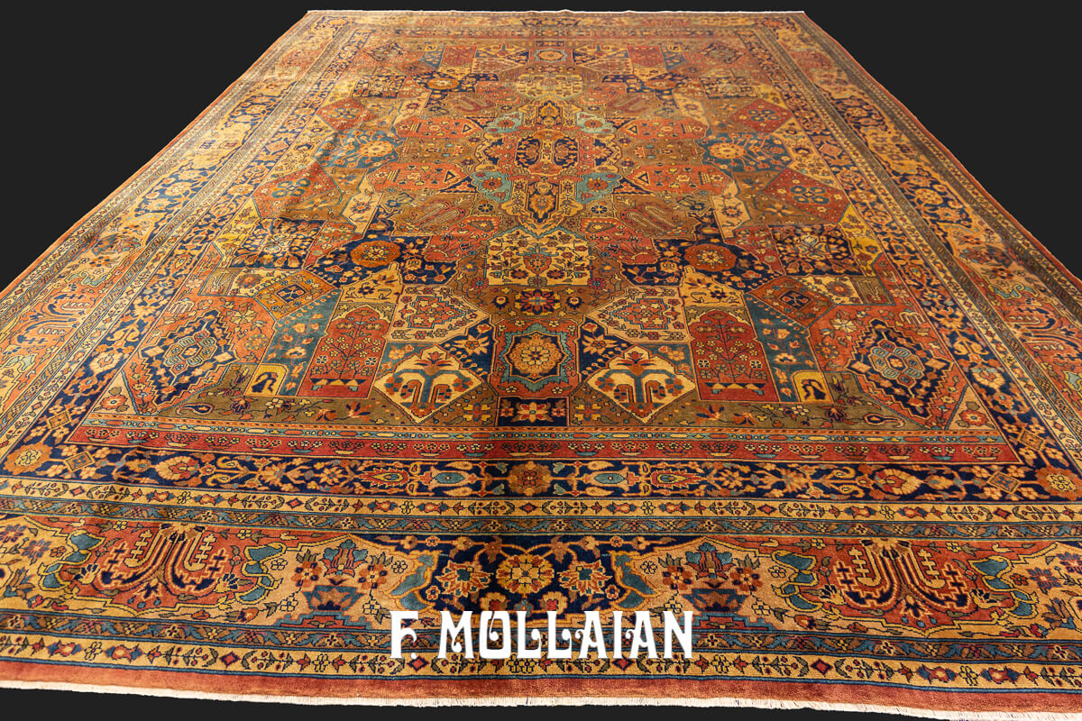 Indian Rug IndoSarouk With Special Medallion n°:93591489