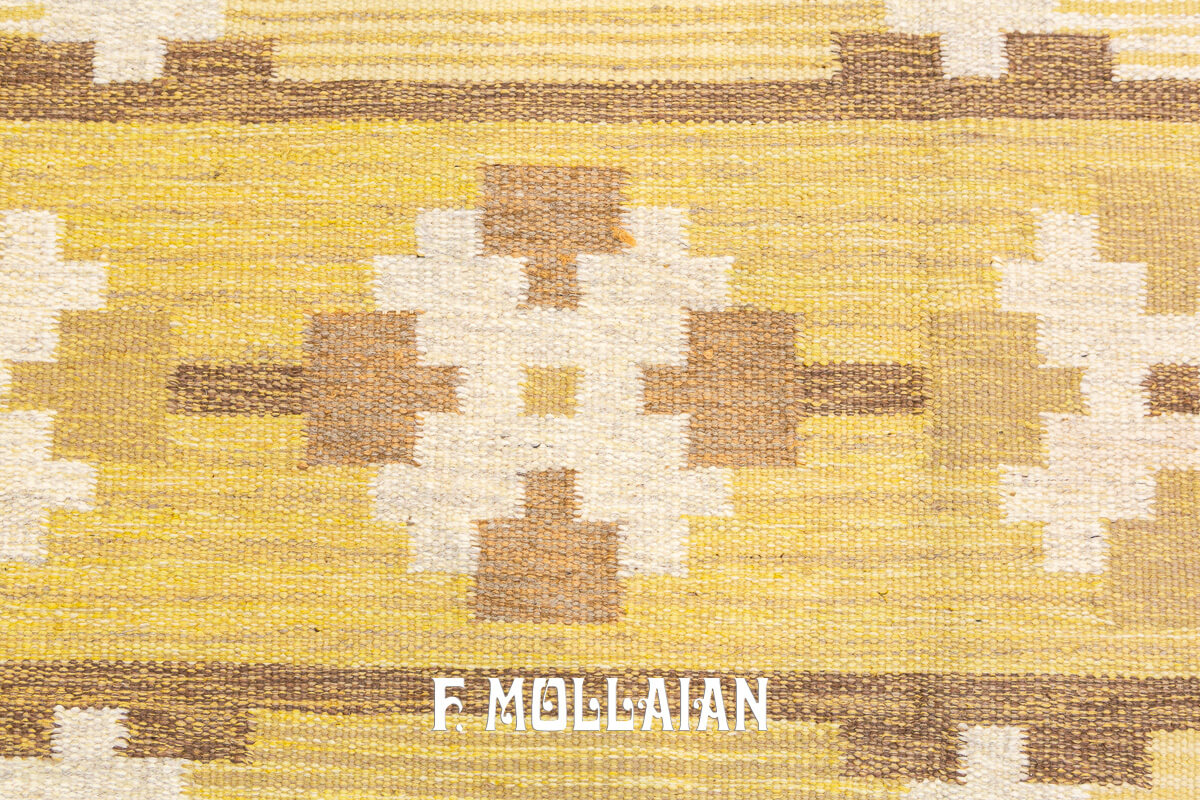 Swedish Kilim Rug Signed SH n°:114668