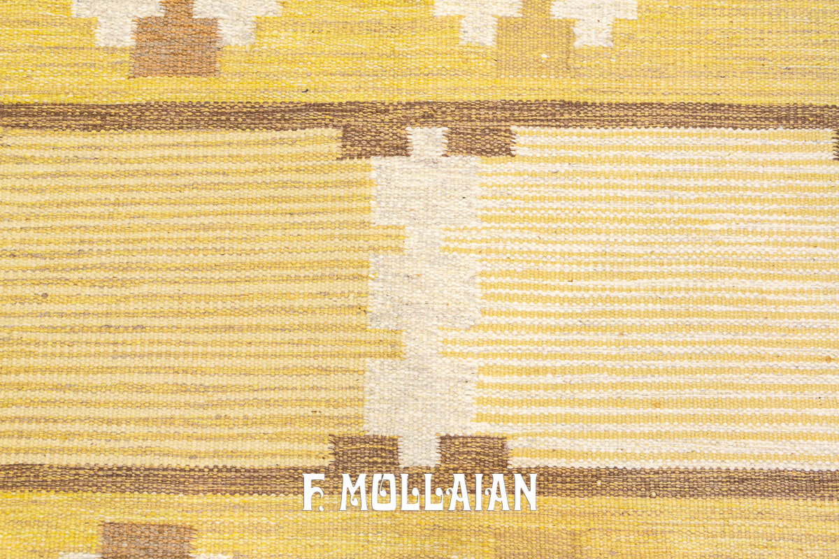 Swedish Kilim Rug Signed SH n°:114668