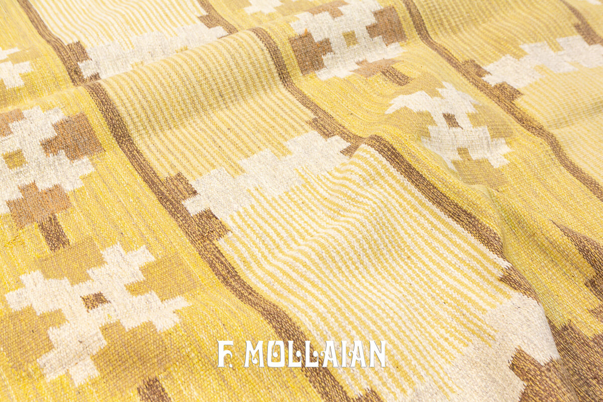 Swedish Kilim Rug Signed SH n°:114668