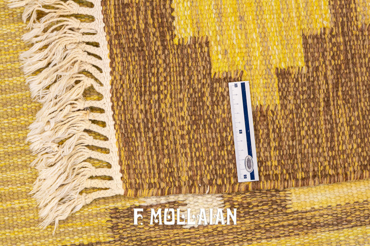 Swedish Kilim Rug Signed SH n°:114668