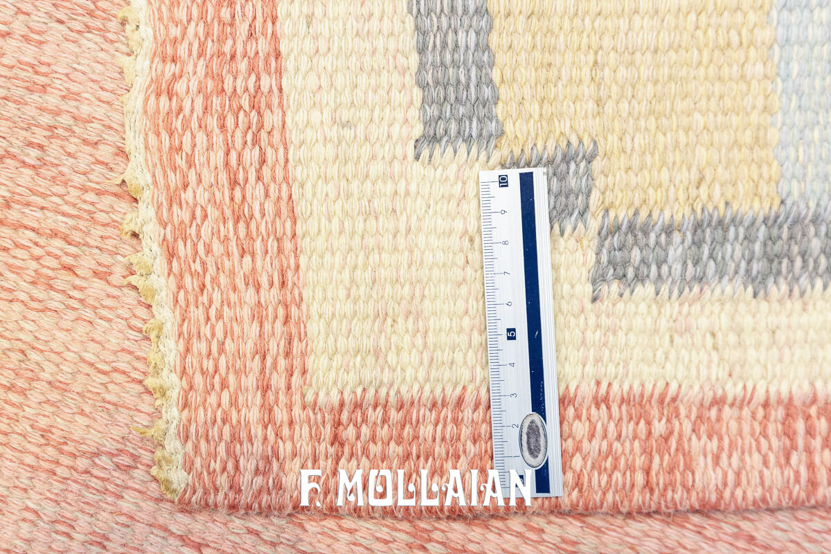 Swedish Kilim Rug Signed GG n°:158042