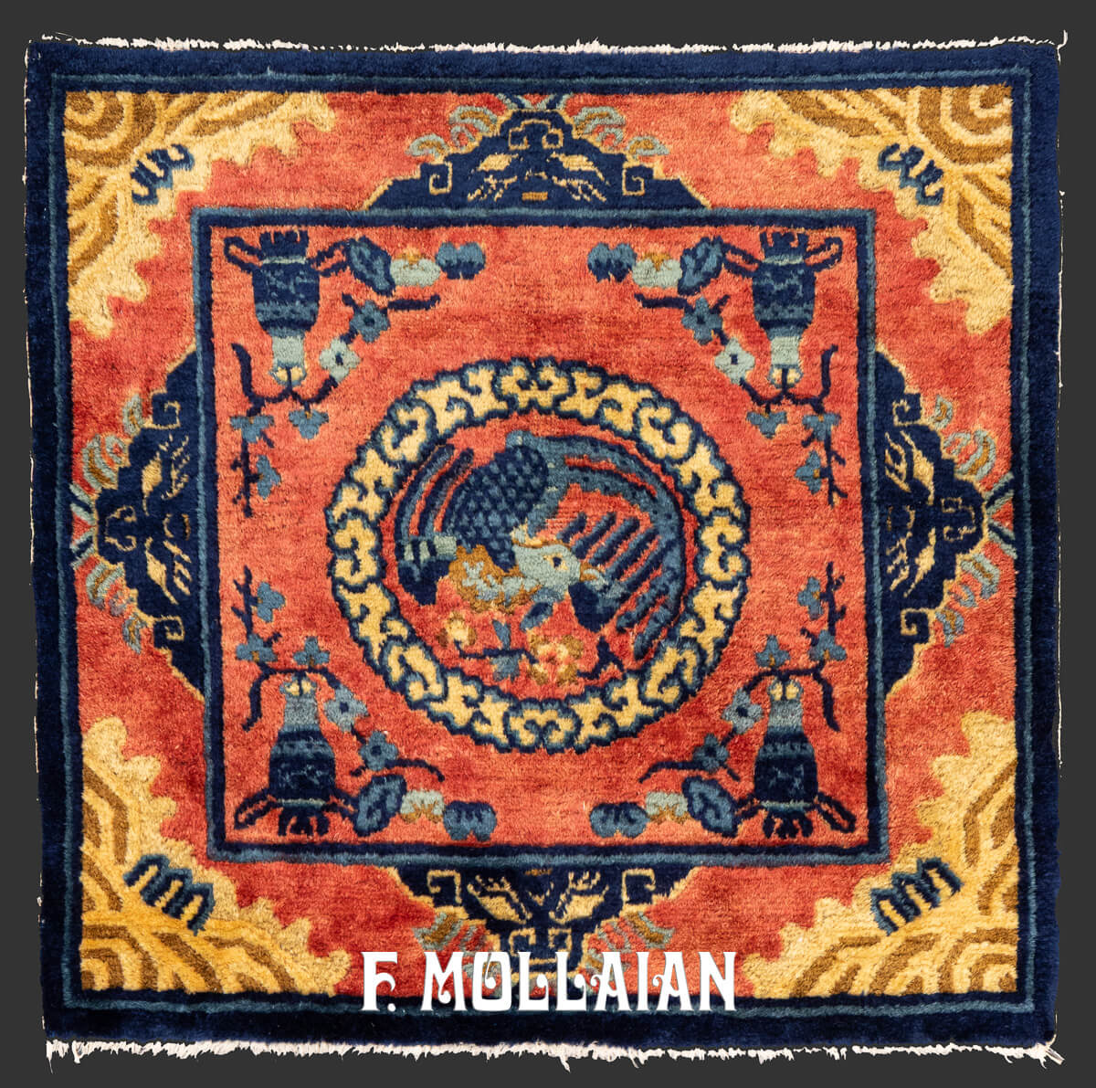 Chinese Peking Rug Decorative Fenix n°:158349