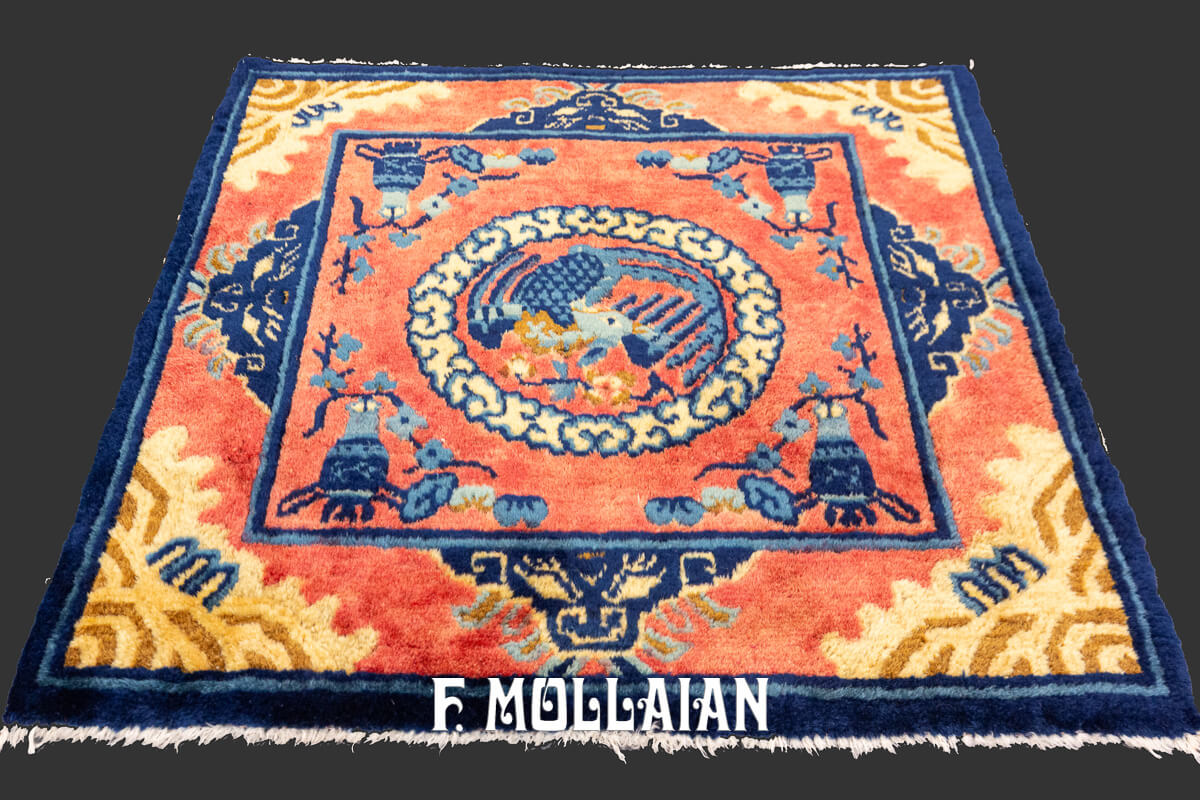 Chinese Peking Rug Decorative Fenix n°:158349