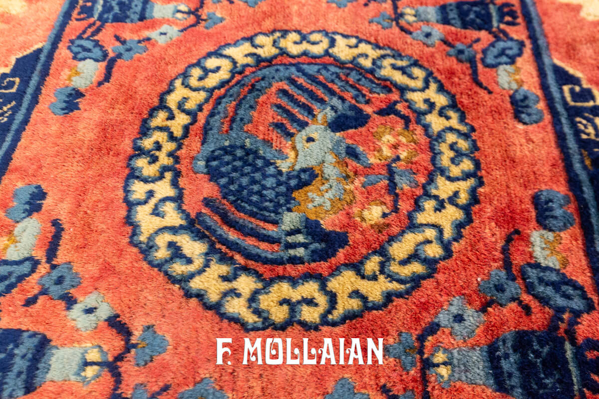 Chinese Peking Rug Decorative Fenix n°:158349