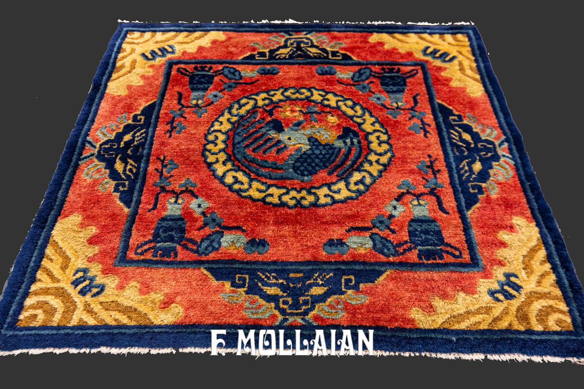 Chinese Peking Rug Decorative Fenix n°:158349