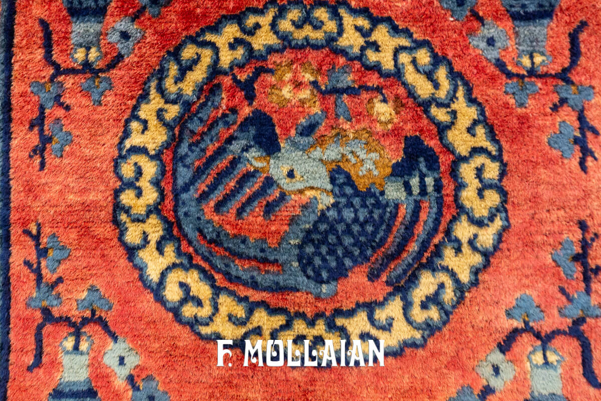 Chinese Peking Rug Decorative Fenix n°:158349