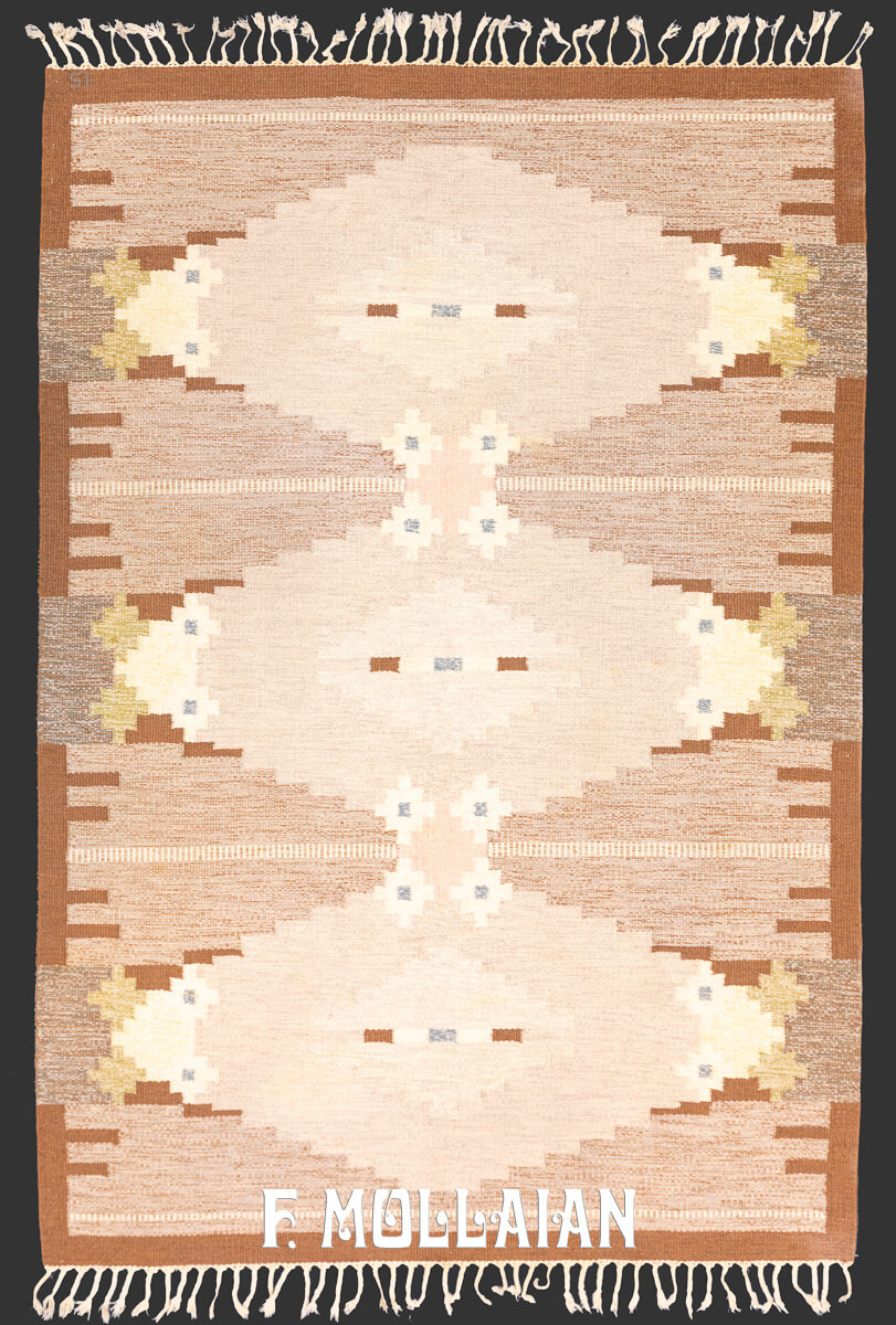Swedish Kilim Rug Ingegerd Silow n°:171773