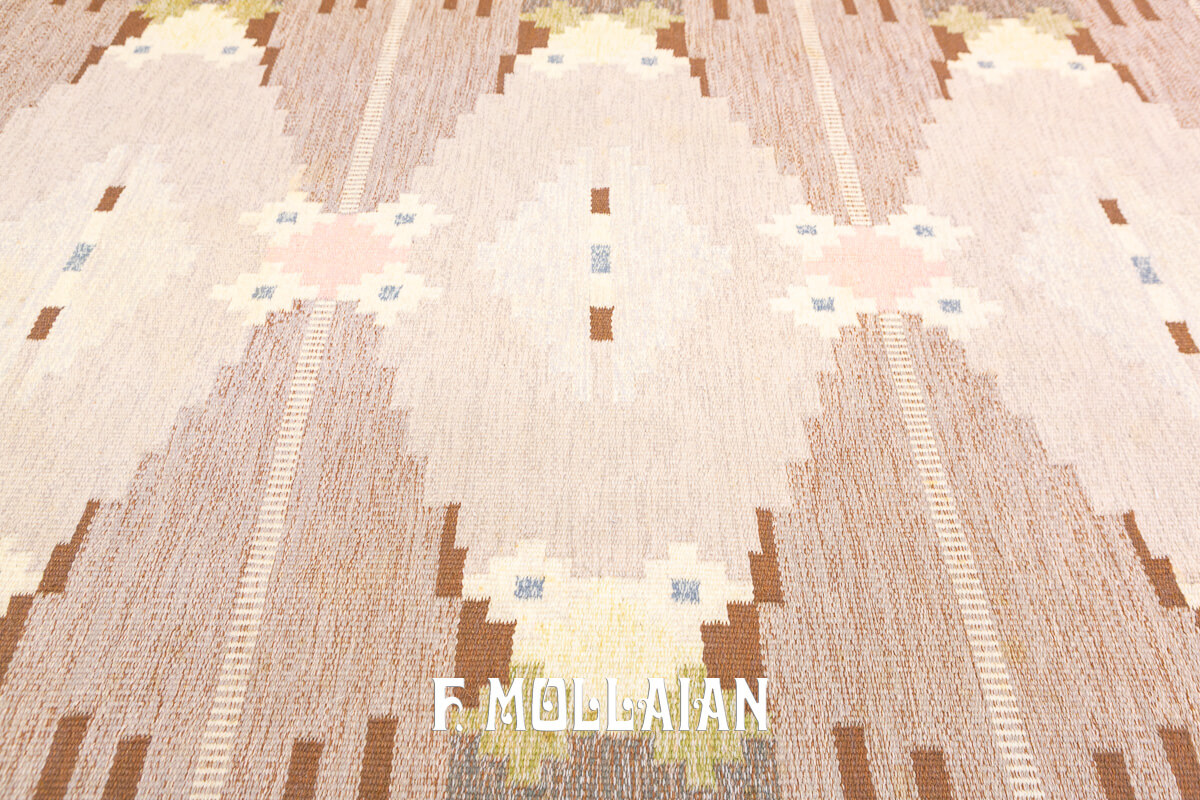 Swedish Kilim Rug Ingegerd Silow n°:171773