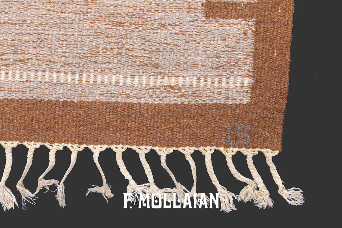 Swedish Kilim Rug Ingegerd Silow n°:171773