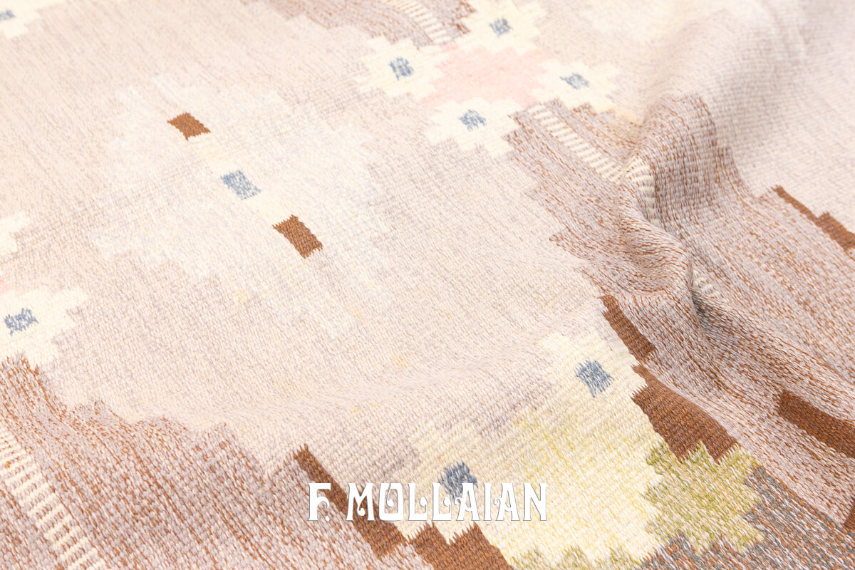 Swedish Kilim Rug Ingegerd Silow n°:171773