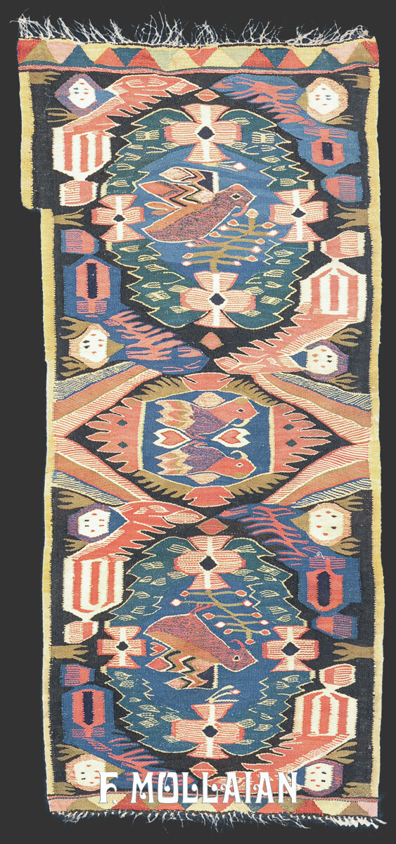 Antique Swedish Rölakan Textile Birds n°:191619