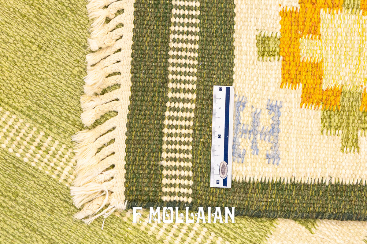Swedish Kilim Rug Signed n°:210775