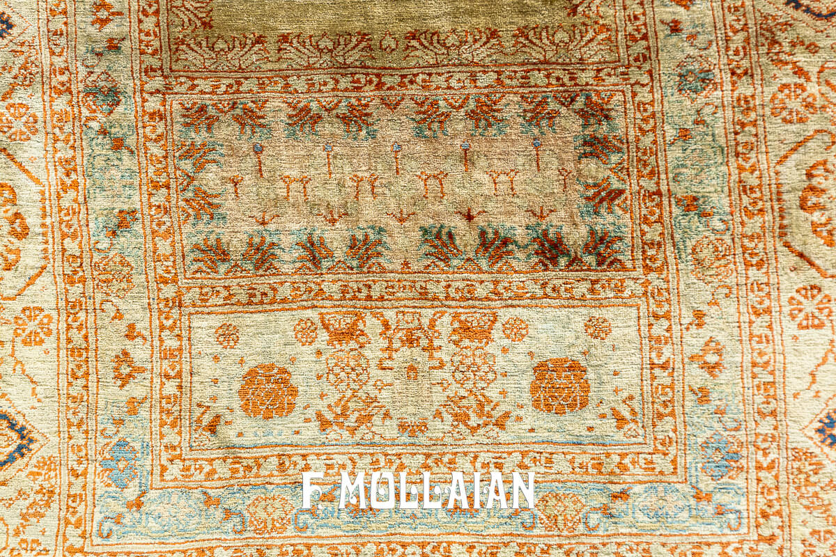 Tappeto Raro Tabriz Hagi Gialili in Seta n°:225565