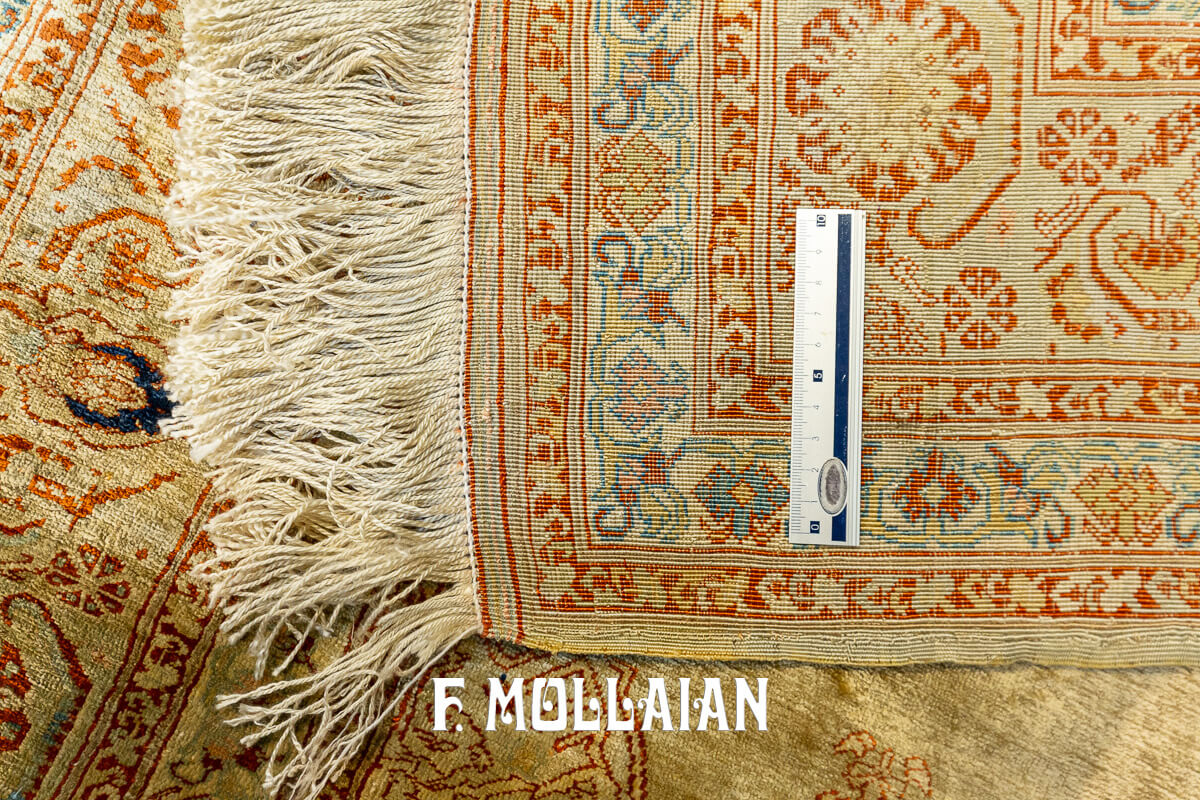 Tappeto Raro Tabriz Hagi Gialili in Seta n°:225565