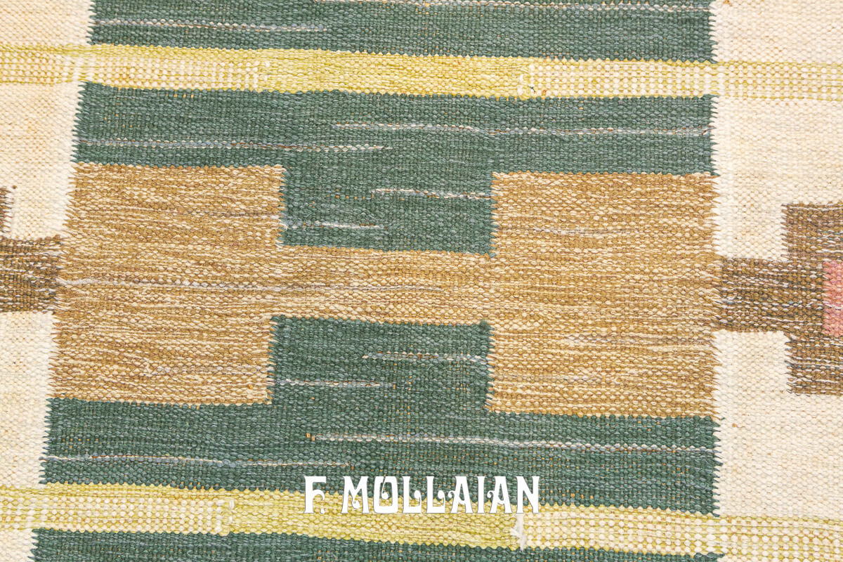 Swedish Kilim Rug Signed IR n°:239892