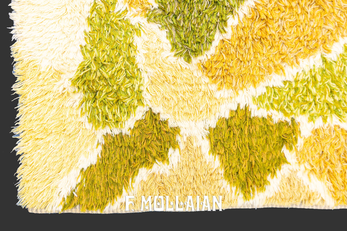Scandinavian Rug Abstract Design n°:244341